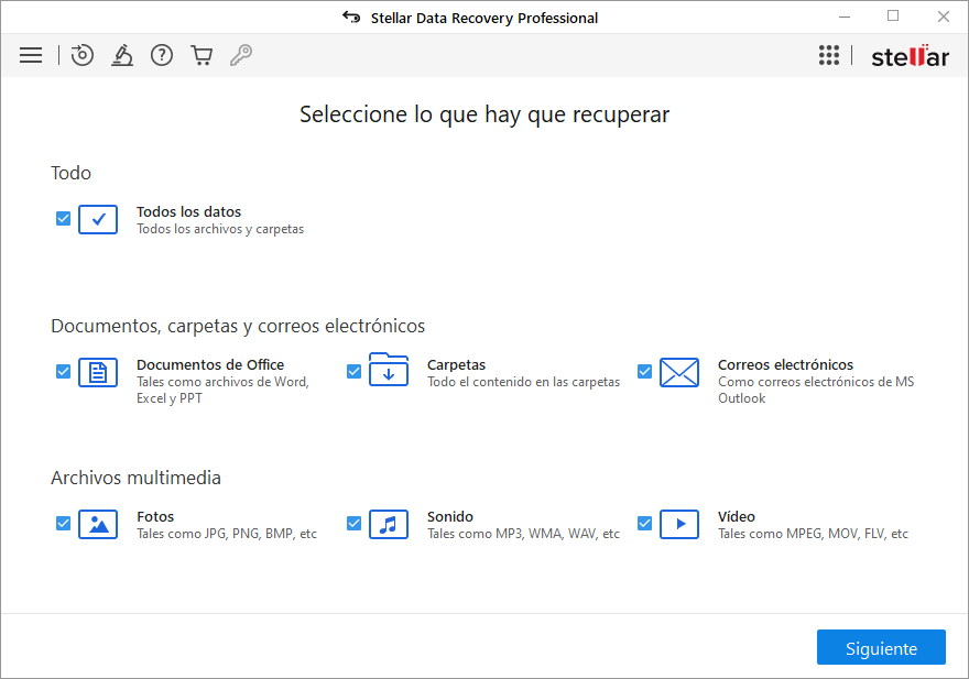 Seleccione la ubicación