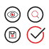 Option zum Suchen, Ansehen & Speichern icon