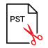 Aufteilen der konvertierten Datei vor dem Speicher als PST icon
