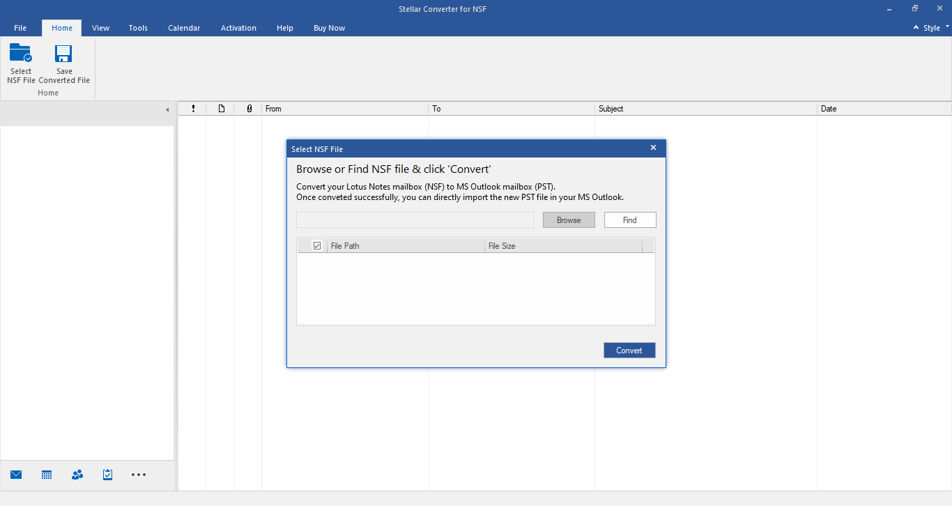 Browse NSF File